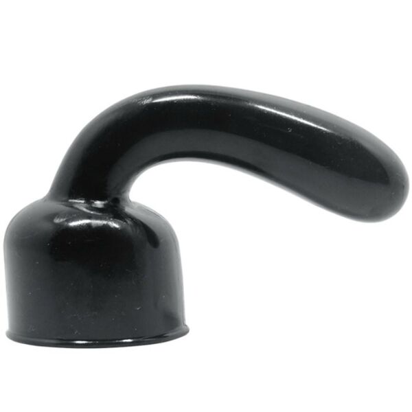 Wechselkopf Baile Power Head in Schwarz mit gebogener Form für den G-Punkt
