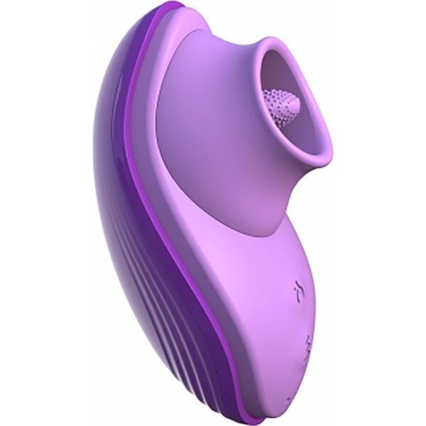 Klitoris-Vibrator Fantasy For Her Silicone Fun Tongue mit Silikonzunge und abnehmbarem Rand