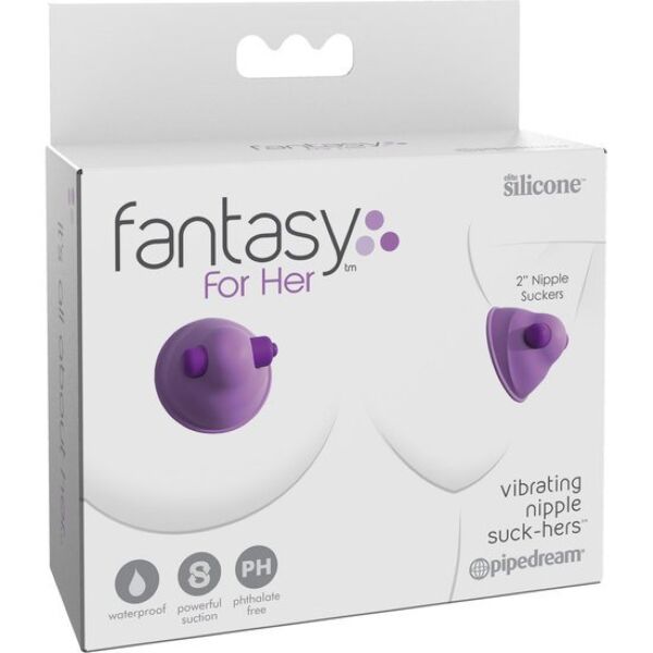 Nippel-Sauger Fantasy For Her Vibrating Nipple Suck-Hers mit Silikonaufsatz