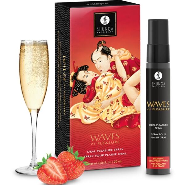 Essbares Oralspray Shunga Waves of Pleasure, Flasche mit 20 ml