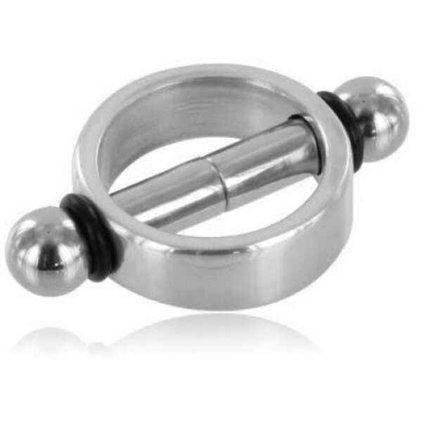 Magnetische Nippelklemmen Metal Hard mit Ring und den beiden Stäben