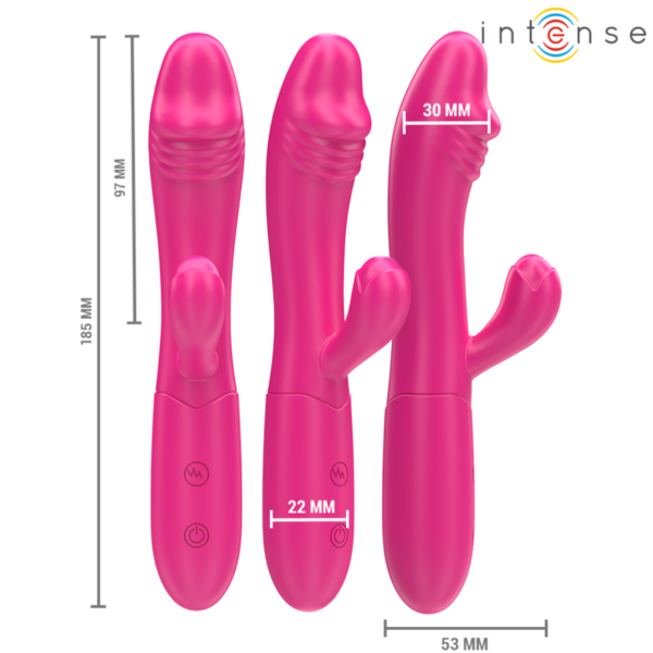 Vibrator Intense Fun Ivy mit Stimulationszunge