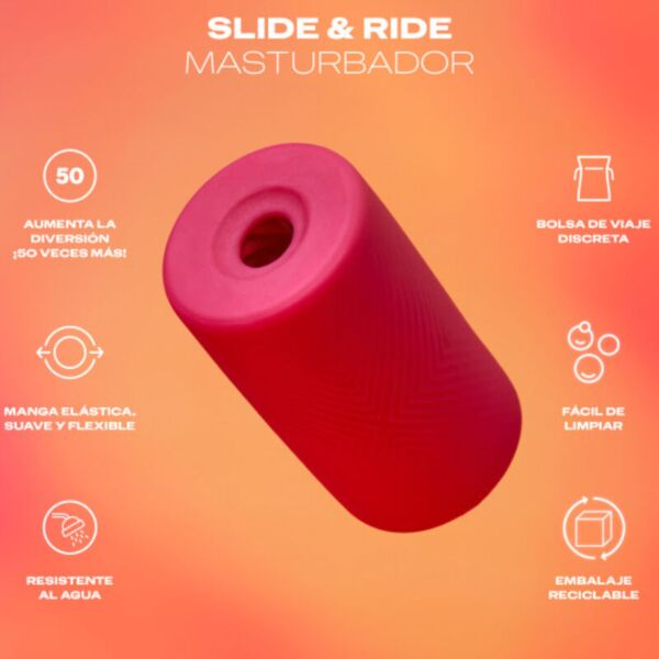 Masturbator Durex Slide & Ride in Rosa