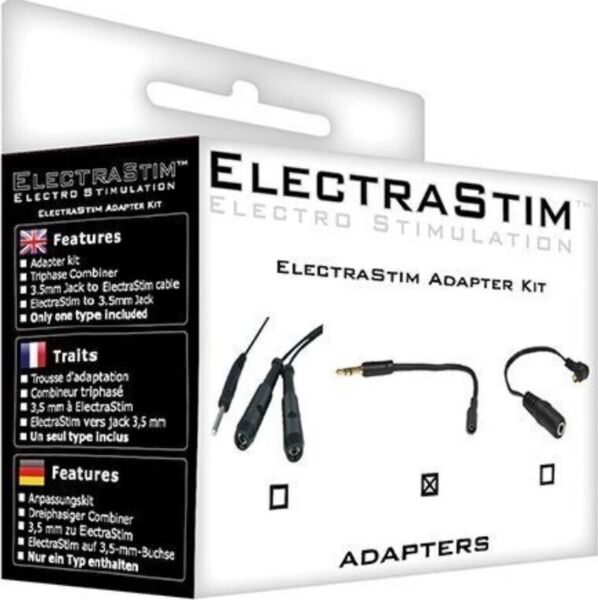 ElectraStim E-Stim-Adapter mit 3,5-mm-Buchse für E-Stim-Toys