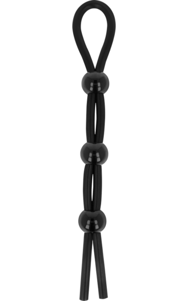 Penisring Ohmama Fetish mit Kordel für Penis und Hoden