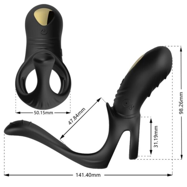 Penisring mit Vibration Armony Joy Jumper mit seinen zwei elastischen Ringen