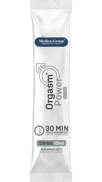 Flüssiges Nahrungsergänzungsmittel Medica Group Orgasm Power Drink, 10 ml, Kirschgeschmack