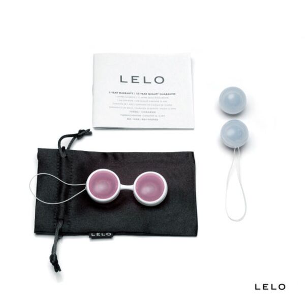 LELO LUNA Beads Set mit vier Liebeskugeln und Silikonverbinder