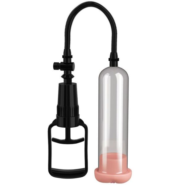 Pump Worx Pussy Pump mit transparentem Zylinder, vaginal wirkendem Einsatz und manuellem Griff