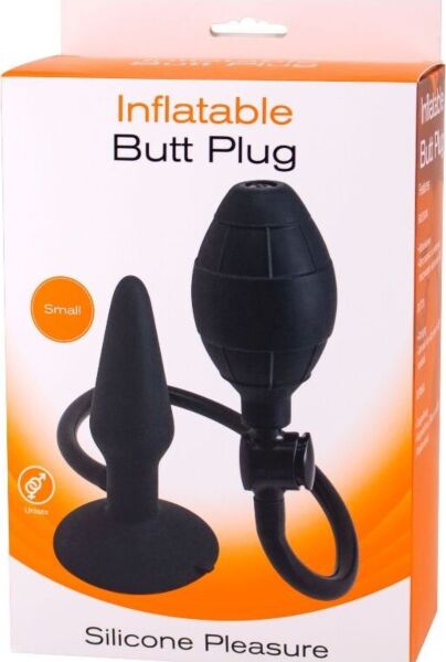 Aufblasbarer Seven Creations Analplug S mit Handpumpe