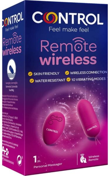 Vibro-Ei Control Remote Wireless mit Funk-Fernbedienung