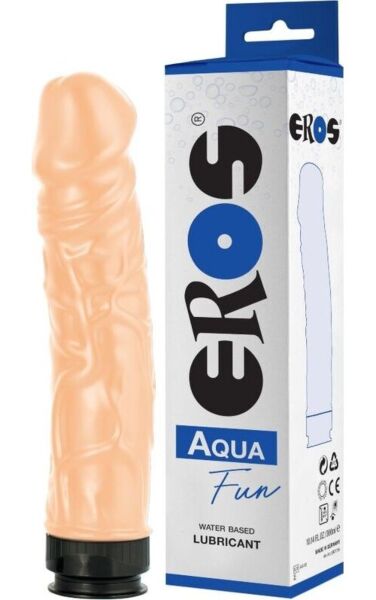 Realistisch geformter Dildo Eros Aqua Fun mit texturierter Oberfläche