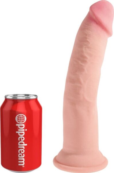 Realistischer Dildo Pipedream King Cock Plus Triple Density mit Saugfuß