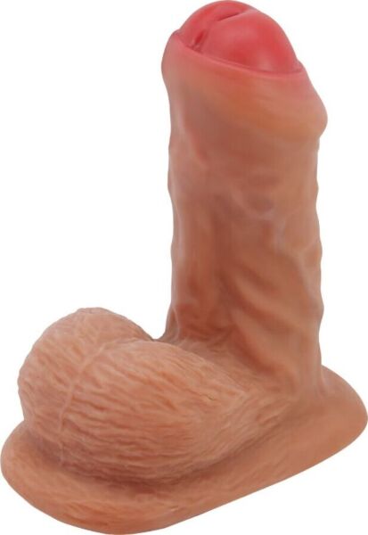 Realistischer Dildo Pretty Love BW-008136N mit Saugnapf und Hoden am Ansatz
