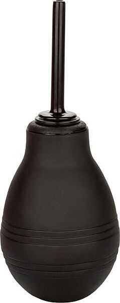 Schwarze Analdusche CalExotics One-Way Anal Douche mit Ballon und Aufsatz