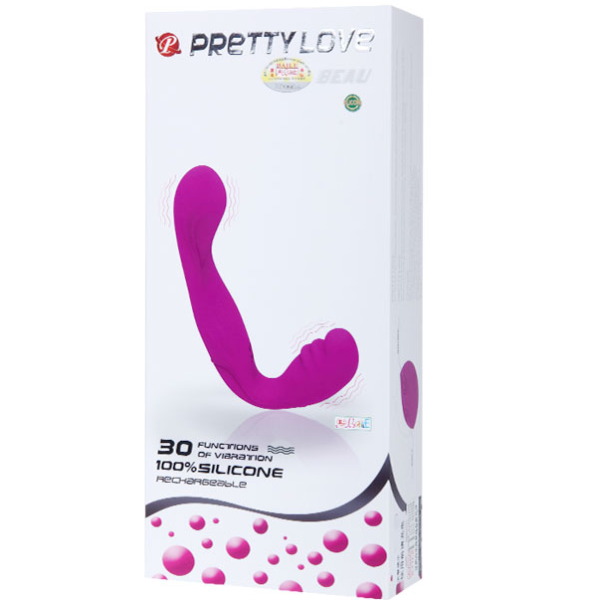 Doppelseitiger Strap-on Pretty Love Beau ohne Gurte