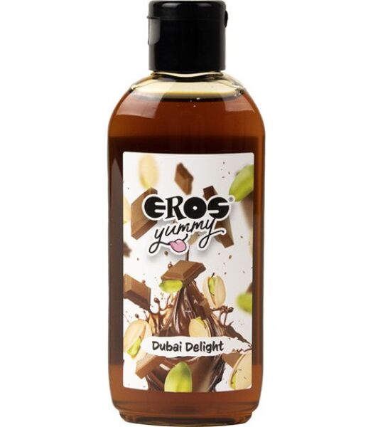 100-ml-Flasche des Gleitgels Eros Yummy Dubai Delight mit Schokolade-Pistazie-Geschmack