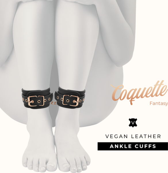Gepolsterte Handschellen Coquette Chic Desire Fantasy mit Schnalle und Verbindungsstück