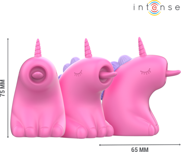 Klitoris-Vibrator Intense Pinkie in Einhorn-Form, in Fuchsia
