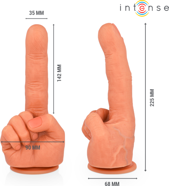 G-Punkt-Dildo Intense Hubert, flexibel und mit Saugnapf