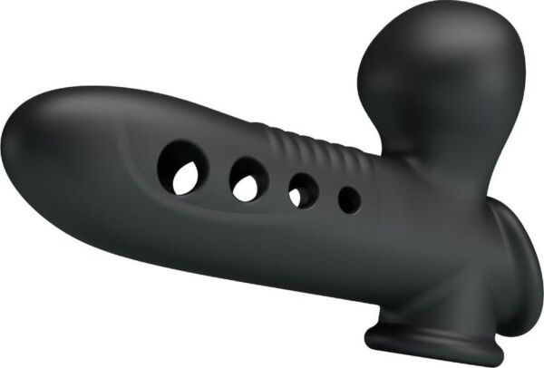 Penishülle Pretty Love BI-026261Q aus Silikon, mit aufblasbarem Airbag und Band