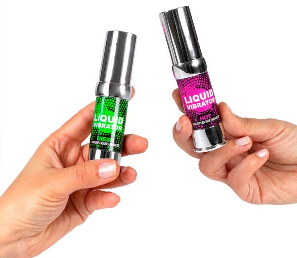 Secret Play Love Vibrations Set mit den zwei Behältern Stimulationsgel à 15 ml