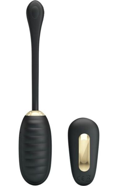 Schwarzes Vibro-Ei Pretty Love Doreen mit Fernbedienung