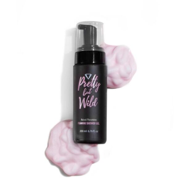 Flasche mit Schaumpumpe des Foaming Shower Gel Pretty But Wild von Secret Play, 200 ml