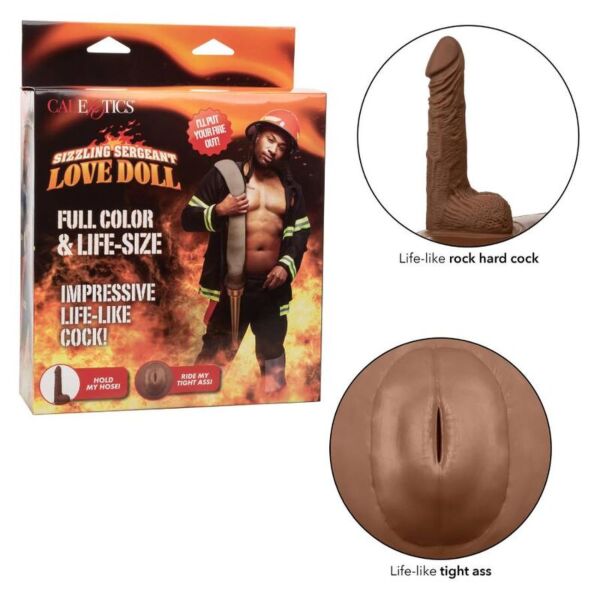 Aufblasbare männliche Sexpuppe CalExotics Sizzling Sergeant