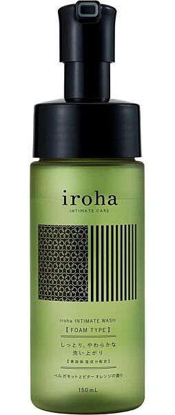Intimwaschschaum Iroha Intimate Care Wash, Flasche mit 150-ml-Spender
