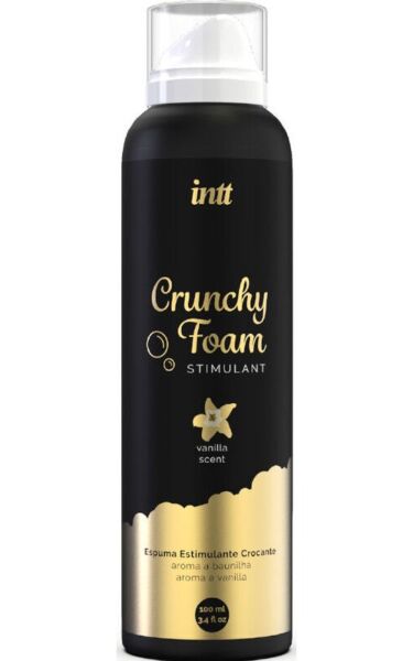 Massageschaum INTT Crunchy Foam Vanilla in der 100-ml-Flasche mit Spender