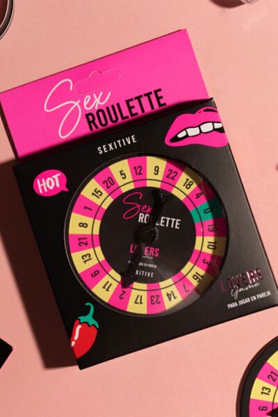 Erotikspiel Sex Roulette Lovers Game von Sexitive mit drehbarem Pfeil