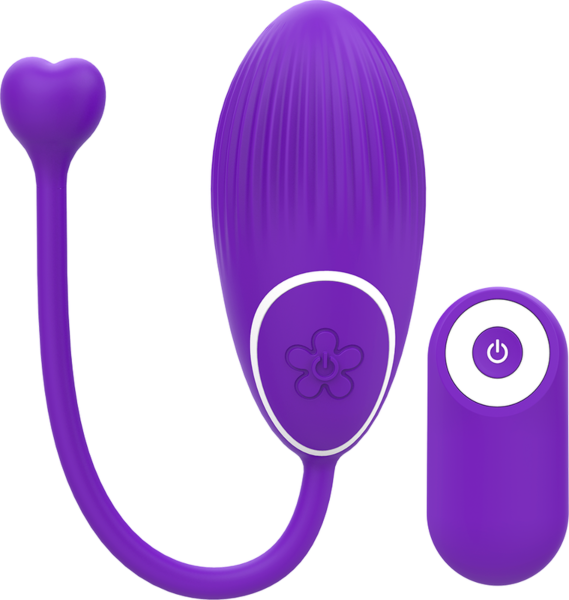 Lila-weißer Galatea Otto Vibrator mit Fernbedienung