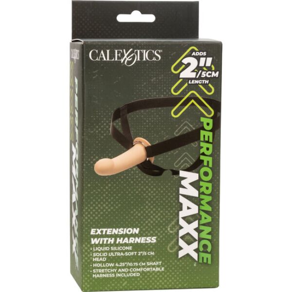 Penishülle CalExotics Performance Maxx mit Strap-on und Gurten