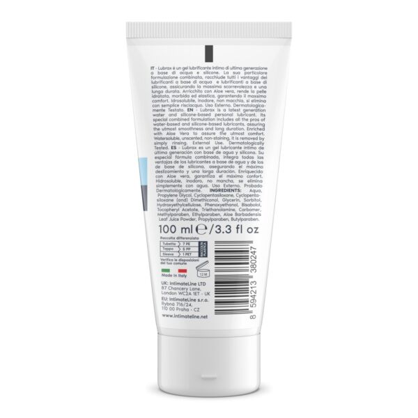 Hybrid-Gleitgel für Analsex IntimateLine Lubrax, 100 ml