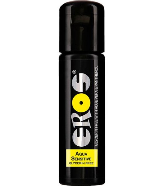 100-ml-Flasche des Gleitgels Eros Aqua Sensitive Glycerin Free