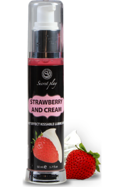 2-in-1 Gleitgel mit Wärmeeffekt von Secret Play, 50 ml, in Airless-Flasche