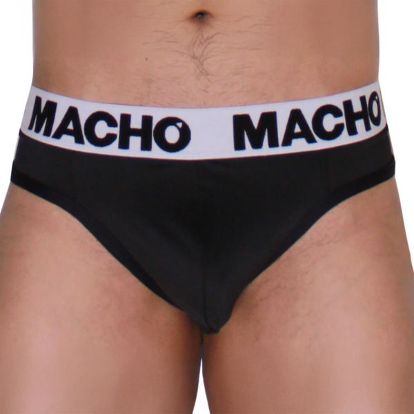 Jockstrap Macho Underwear MTG002 von vorne und von hinten, mit den zwei Bändern auf der Rückseite