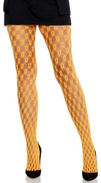 Netzstrumpfhose Leg Avenue Lyric Eyelet mit geometrischem Ösen-Netz