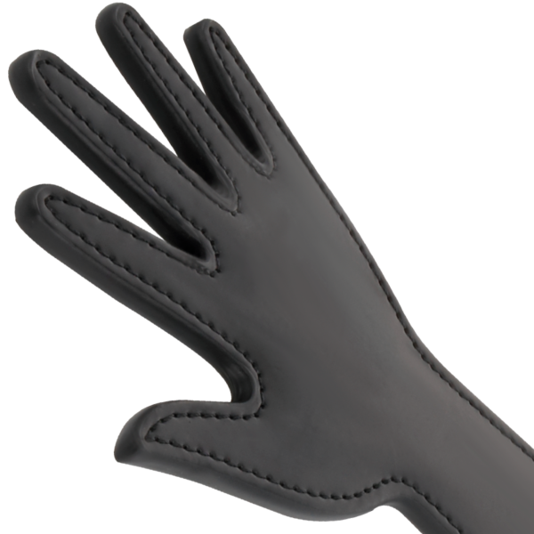 Paddel mit Spikes Darkness, schwarz mit schwarzen Nähten