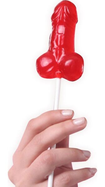 Penis-Lutscher Secret Play Pene Gominola Fresa in Penisform