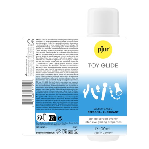 Flasche pjur Toy Glide Gleitgel, 100 ml