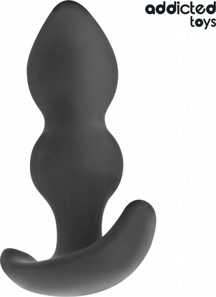 Analplug Addicted Toys Größe L mit zwei Kugeln und breiter Basis