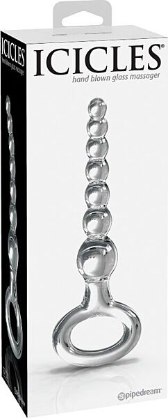 Analplug aus Glas Pipedream Icicles N. 67