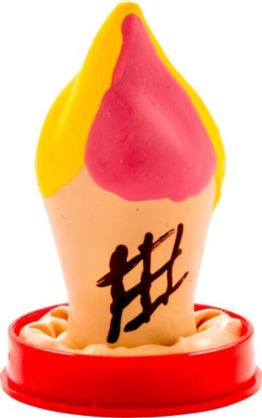 Handbemaltes Deko-Kondom Condomerie Eis