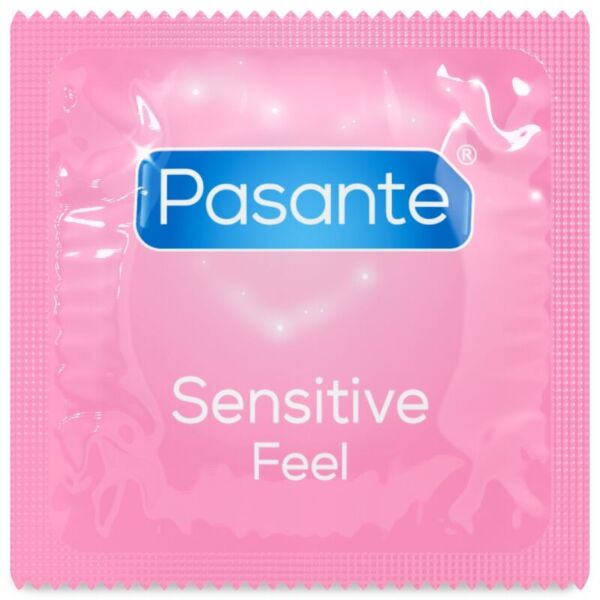 Karton mit 144 Pasante Sensitive Feel Kondomen