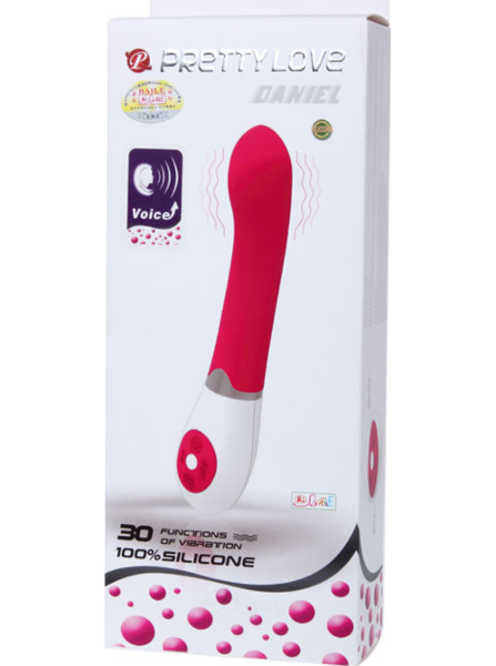 Vibrator Pretty Love Daniel aus Silikon mit Sprachsteuerung