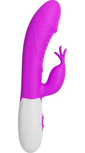 Rabbit-Vibrator Pretty Love Rasmussen mit einführbarem Teil und Klitorisarm