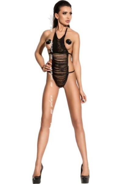 Dessous-Teddy Me-Seduce Samantha mit Trägern in Schwarz