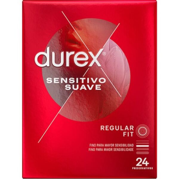 Packung mit 24 Durex Sensitivo Suave Kondomen